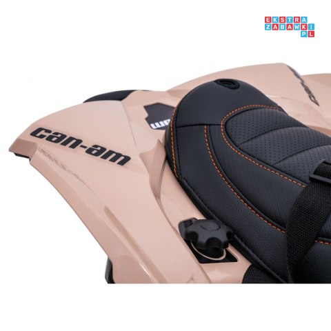 [CA002] Quad Maverick ATV na akumulator 4x45W 12V/10Ah pilot pokrowiec LED EVA - beżowy