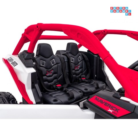 [DK-CA001] Buggy Maverick Turbo RR dwuosobowy 4x200W 24V/14Ah koła EVA, ekoskóra, LED - czerwony