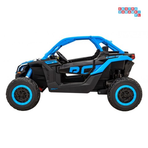 [DK-CA001] Buggy Maverick Turbo RR dwuosobowy 4x200W 24V/14Ah koła EVA, ekoskóra, LED - niebieski