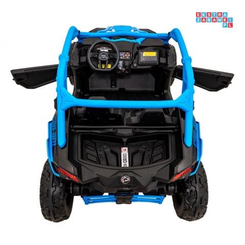 [DK-CA001] Buggy Maverick Turbo RR dwuosobowy 4x200W 24V/14Ah koła EVA, ekoskóra, LED - niebieski