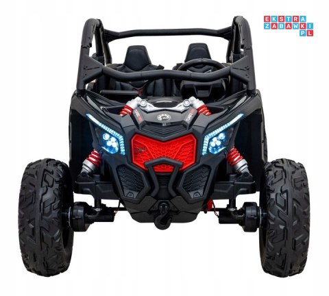 [DK-CA001] Buggy Maverick Turbo RR dwuosobowy 4x200W 24V/14Ah koła EVA, ekoskóra, LED - czarny