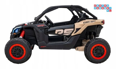 [DK-CA001] Buggy Maverick Turbo RR dwuosobowy 4x200W 24V/14Ah koła EVA, ekoskóra, LED - czarny