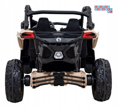 [DK-CA001] Buggy Maverick Turbo RR dwuosobowy 4x200W 24V/14Ah koła EVA, ekoskóra, LED - czarny