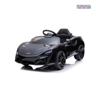 Czarny Mclaren Artura na akumulator - 4x35W, 12V/10Ah, pilot, wolny start, EVA, audio, LED - [JL211]