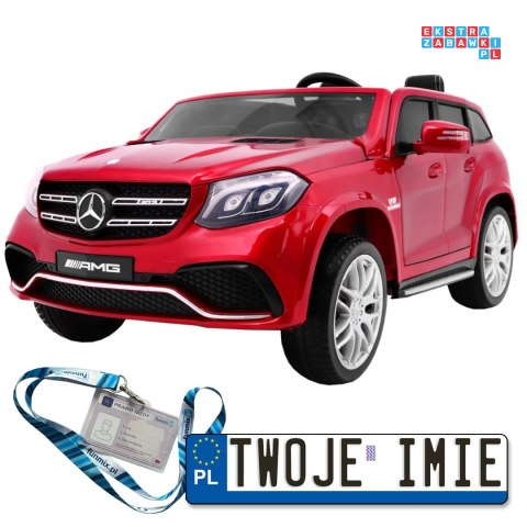 Mercedes AMG 4x4 GLS63 Lakierowane na akumulator dla dzieci Pilot
