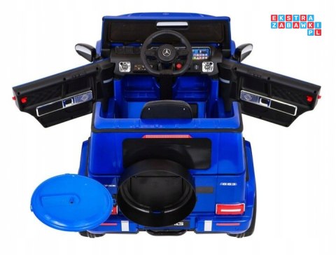 Mercedes AMG G63 Auto Lakierowane na akumulator pilot MP3 LED EVA pasy