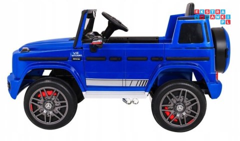 Mercedes AMG G63 Auto Lakierowane na akumulator pilot MP3 LED EVA pasy