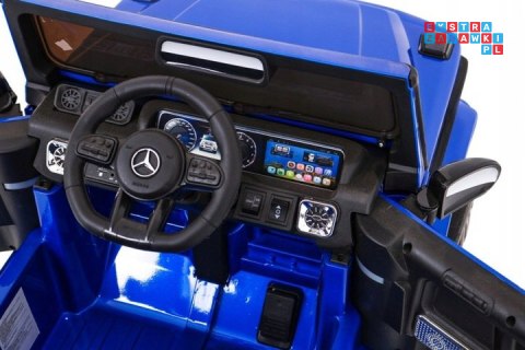 Mercedes AMG G63 Auto Lakierowane na akumulator pilot MP3 LED EVA pasy