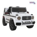 [BBH-0002] Mercedes AMG G63 na akumulator 2x25W 12V/4.5Ah Pilot MP3 LED Wolny Start EVA - biały