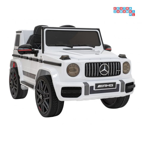 [BBH-0002] Mercedes AMG G63 na akumulator 2x25W 12V/4.5Ah Pilot MP3 LED Wolny Start EVA - biały