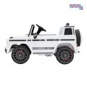[BBH-0002] Mercedes AMG G63 na akumulator 2x25W 12V/4.5Ah Pilot MP3 LED Wolny Start EVA - biały