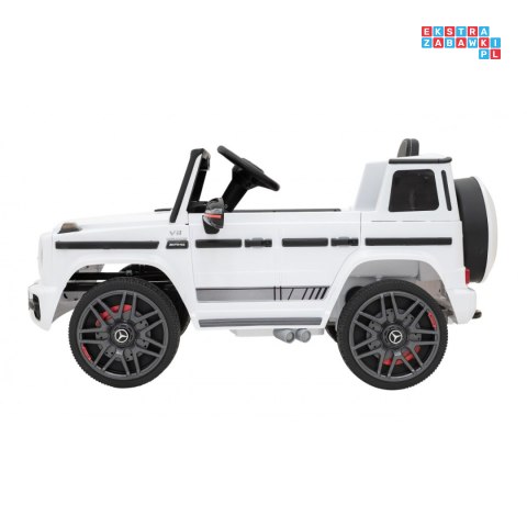 [BBH-0002] Mercedes AMG G63 na akumulator 2x25W 12V/4.5Ah Pilot MP3 LED Wolny Start EVA - biały