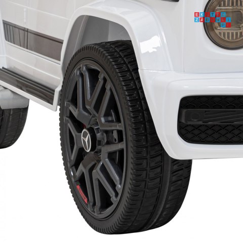 [BBH-0002] Mercedes AMG G63 na akumulator 2x25W 12V/4.5Ah Pilot MP3 LED Wolny Start EVA - biały