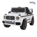 [BBH-0002] Mercedes AMG G63 na akumulator 2x25W 12V/4.5Ah Pilot MP3 LED Wolny Start EVA - biały