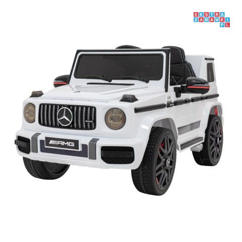 [BBH-0002] Mercedes AMG G63 na akumulator 2x25W 12V/4.5Ah Pilot MP3 LED Wolny Start EVA - biały