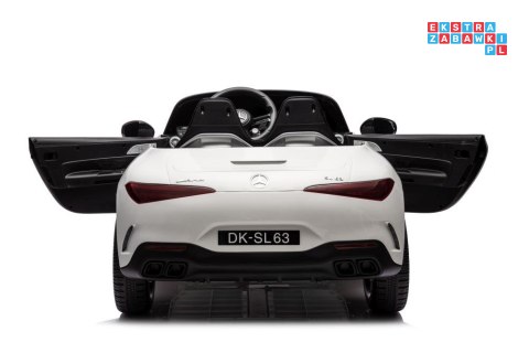 Mercedes AMG SL63 Auto Na Akumulator Ekoskóra EVA LED USB MP3 Radio Pasy