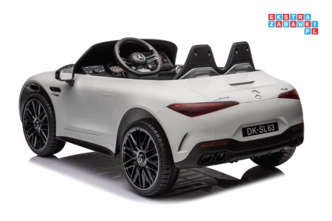 Mercedes AMG SL63 Auto Na Akumulator Ekoskóra EVA LED USB MP3 Radio Pasy