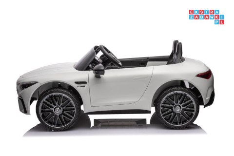 Mercedes AMG SL63 Auto Na Akumulator Ekoskóra EVA LED USB MP3 Radio Pasy