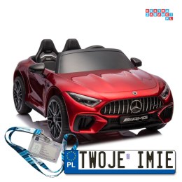 Mercedes AMG SL63 Auto Na Akumulator Lakier Ekoskóra EVA LED USB MP3 Pasy