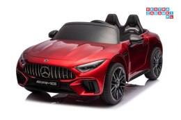 Mercedes AMG SL63 Auto Na Akumulator Lakier Ekoskóra EVA LED USB MP3 Pasy