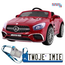 Mercedes AMG SL65 Lakierowane Auto na akumulator Pilot Bagażnik Wolny Start MP3 LED