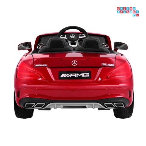 Mercedes AMG SL65 Lakierowane Auto na akumulator Pilot Bagażnik Wolny Start MP3 LED