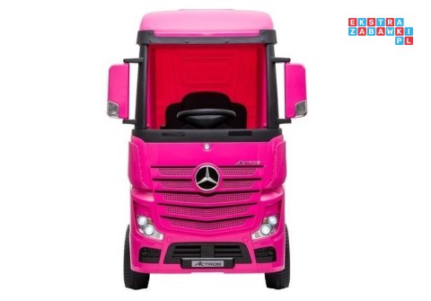 Mercedes Actros na akumulator auto dla dzieci 4X4 ekoskóra EVA LED + pilot