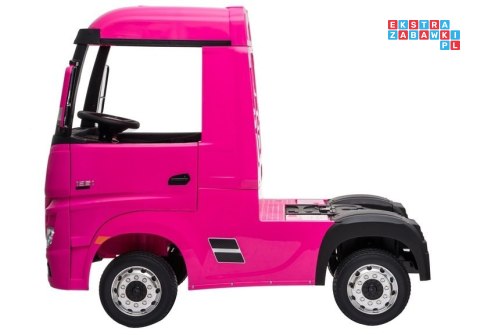 Mercedes Actros na akumulator auto dla dzieci 4X4 ekoskóra EVA LED + pilot