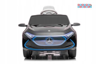 Czarny Mercedes Benz AMG EQA na akumulator - 2x35W, 12V/7Ah, z Pilotem, EVA, Wyświetlacz LED, MP3 - [QY2288]