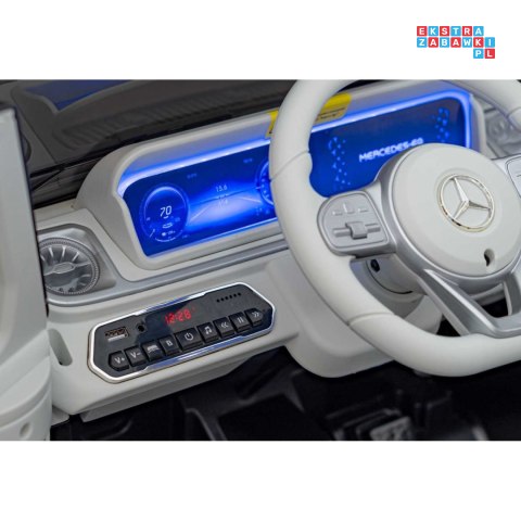 Mercedes Benz EQG Pojazd Na Akumulator Ekoskóra EVA Mp3 Bluetooth Pasy