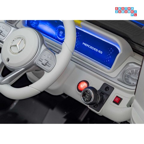 Mercedes Benz EQG Pojazd Na Akumulator Ekoskóra EVA Mp3 Bluetooth Pasy