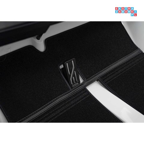 [DK-G63] Mercedes Benz G63 AMG XXL 4x200W 24V/7Ah koła EVA, LED, ekoskóra - biały