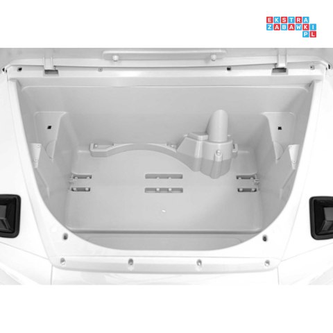 [DK-G63] Mercedes Benz G63 AMG XXL 4x200W 24V/7Ah koła EVA, LED, ekoskóra - biały