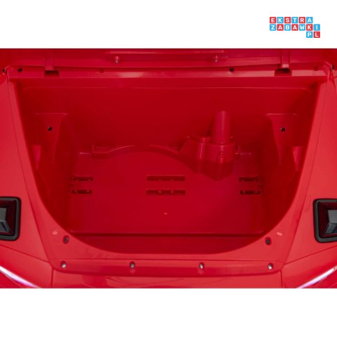 [DK-G63] Mercedes Benz G63 AMG XXL 4x200W 24V/7Ah koła EVA, LED, ekoskóra - czerwony