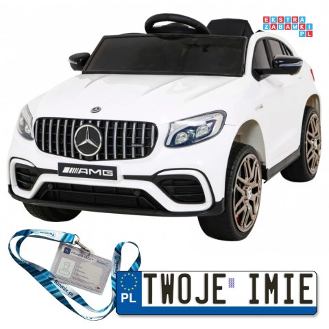 Mercedes Benz GLC63S 4X4 Auto na akumulator Klakson Pilot MP3 LED EVA