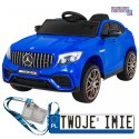 [QLS-5688] Mercedes Benz GLC63S na akumulator 4x25W 12V/7Ah Pilot MP3 LED EVA Wolny Start - niebieski