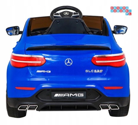 [QLS-5688] Mercedes Benz GLC63S na akumulator 4x25W 12V/7Ah Pilot MP3 LED EVA Wolny Start - niebieski