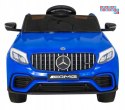 [QLS-5688] Mercedes Benz GLC63S na akumulator 4x25W 12V/7Ah Pilot MP3 LED EVA Wolny Start - niebieski