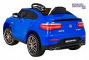 [QLS-5688] Mercedes Benz GLC63S na akumulator 4x25W 12V/7Ah Pilot MP3 LED EVA Wolny Start - niebieski