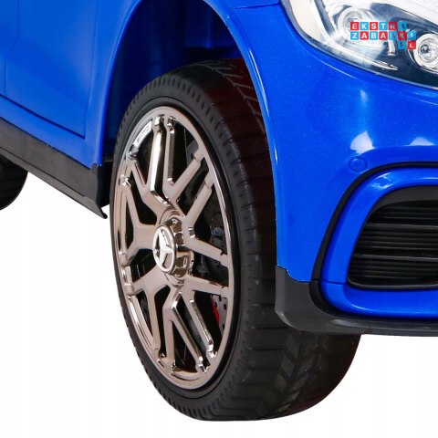 [QLS-5688] Mercedes Benz GLC63S na akumulator 4x25W 12V/7Ah Pilot MP3 LED EVA Wolny Start - niebieski