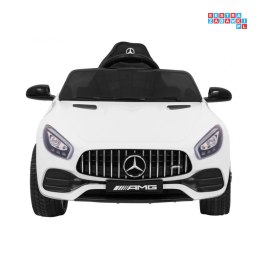 [HL-2588] Mercedes Benz GT na akumulator 12V/4.5Ah 2x35W z Pilotem Wolny Start MP3 LED - biały