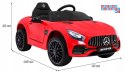 [HL-2588] Mercedes Benz GT na akumulator 12V/4.5Ah 2x35W z Pilotem Wolny Start MP3 LED - czerwony
