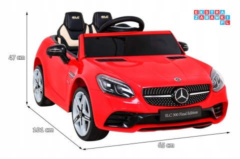 Mercedes Benz SLC300 Auto na akumulator z Pilotem Dźwięki MP3 Wolny Start