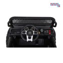 [JL199] Mercedes Benz Unimog lakierowany na akumulator 4x35W 12V/10Ah Pilot Wolny Start MP3 LED - moro