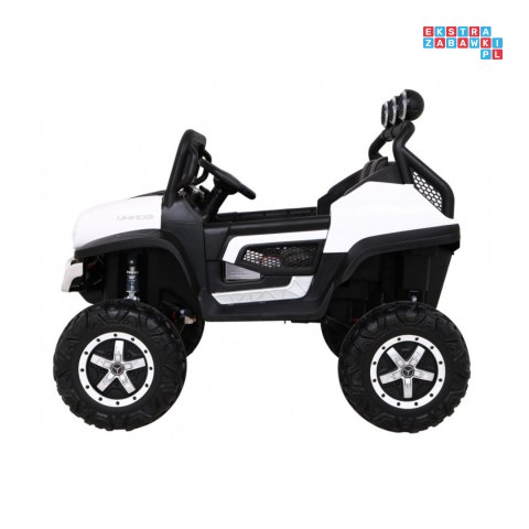 [JL199] Mercedes Benz Unimog na akumulator 4x35W 12V/10Ah Pilot Wolny Start MP3 LED - biały