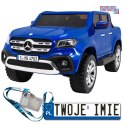 [XMX-606] Mercedes Benz X-Class lakierowany na akumulator 4x45W 24V/7Ah Pilot MP4 LED EVA - niebieski