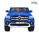 [XMX-606] Mercedes Benz X-Class lakierowany na akumulator 4x45W 24V/7Ah Pilot MP4 LED EVA - niebieski