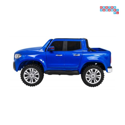 [XMX-606] Mercedes Benz X-Class lakierowany na akumulator 4x45W 24V/7Ah Pilot MP4 LED EVA - niebieski