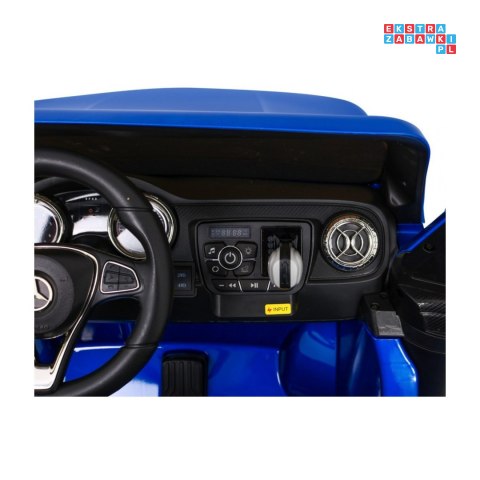 [XMX-606] Mercedes Benz X-Class lakierowany na akumulator 4x45W 24V/7Ah Pilot MP4 LED EVA - niebieski