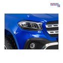 [XMX-606] Mercedes Benz X-Class lakierowany na akumulator 4x45W 24V/7Ah Pilot MP4 LED EVA - niebieski